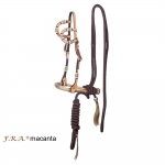 Macanta Bosal Bitless Bridle Complete With Mecate Rope Rein